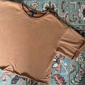Forever 21 Tan Cropped Top